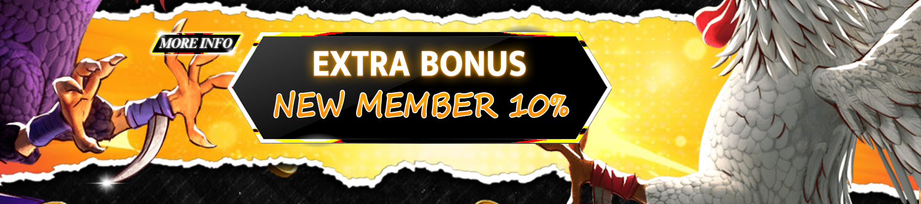 BONUS NEW MEMBER 10% 
